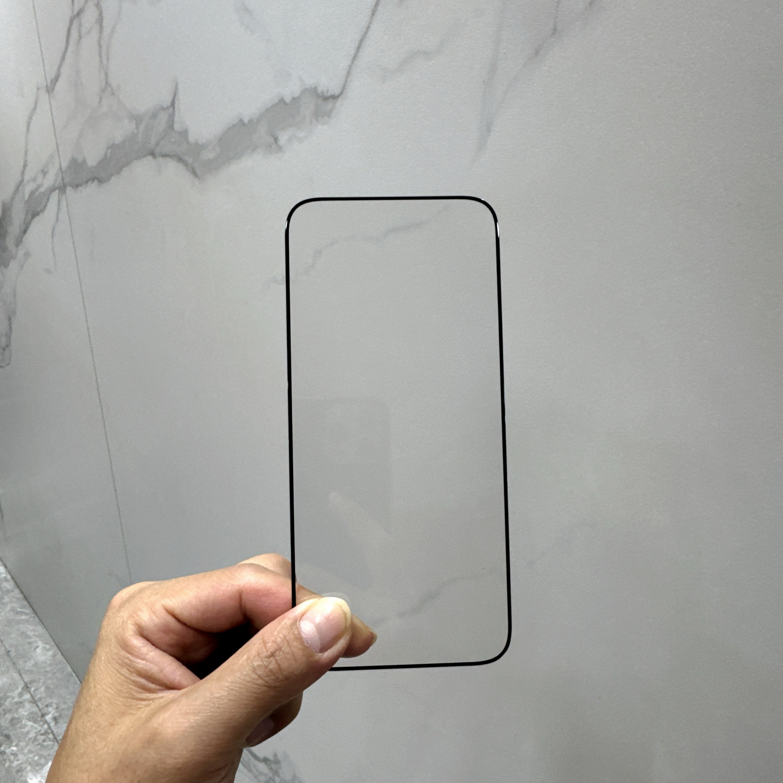 适用于苹果/华为/oppo/vivo/魅族20/一加/红魔/小米15白色钢化膜iPhone15pro全屏防摔白边防爆膜黑边保护贴膜