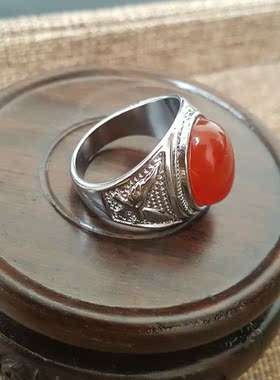 红刚玉民族风现货戒指新品包邮