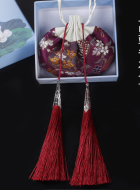 端午节刺绣香包香囊挂件汉服随身荷包袋锦囊袋古风礼物空袋流苏