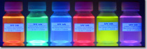 uv colorless fluorescent anti-counterfeiting ink infrared excitation ultraviolet fluorescent invisible anti-fake ink water silk print purple orange 100 gr