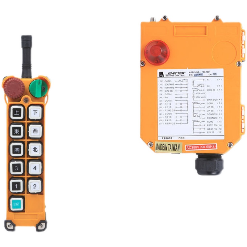 F24-10D/10S无线工业遥控器禹鼎遥控器行车起重机航吊无线遥控器-图3