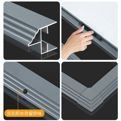 免打孔内开窗蜂巢帘厨房卫生间专用全遮光防水内嵌式遮阳百叶窗帘 - 图1