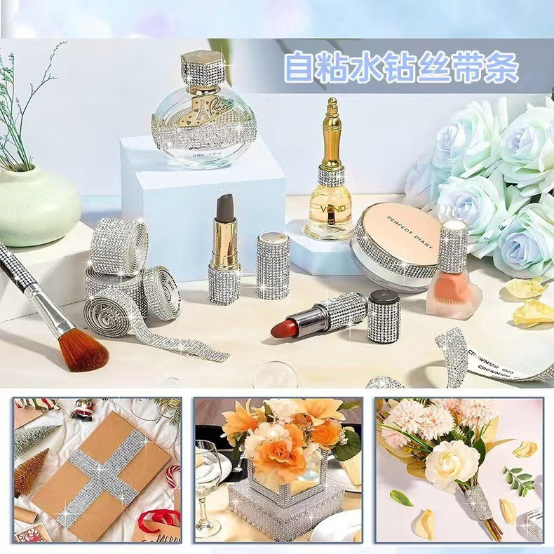 Crystal Rhinestone DIY Clothing Shoes and Hats Rhinestone Strips