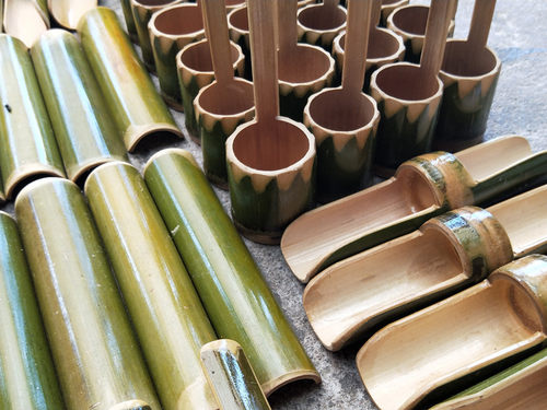 竹制玩沙玩具玩沙工具小孩子幼儿园玩水区水池沙池玩具竹子玩具 - 图2