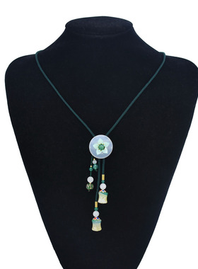 古风汉服项链新中式马面裙饰品