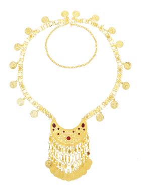 中东热销点钻金属U形项链