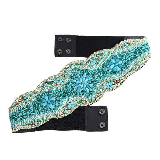 Mongolian ethnic style wide belt girdle