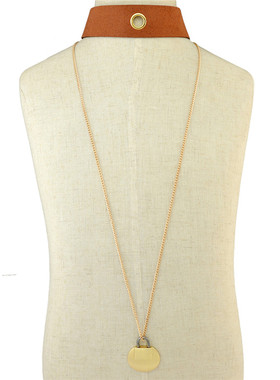 欧美极简风项链时尚女流苏长款