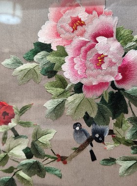 苏绣摆件手工双面绣刺绣摆台家居饰品结婚乔迁商务伴手礼文创礼品