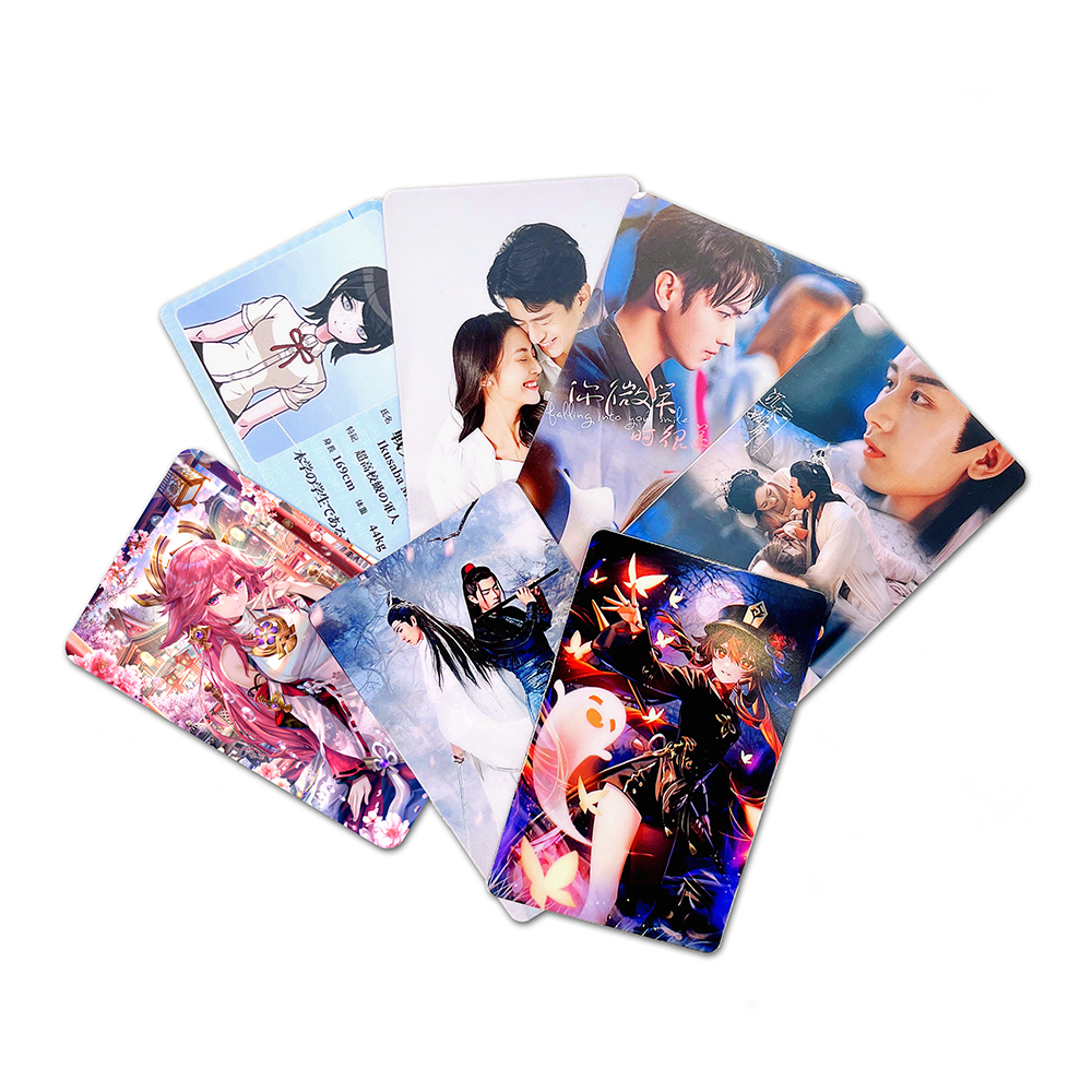明星照片动漫卡贴定制饭卡公交卡片防水贴纸照片高清PVC硬卡DIY - 图3