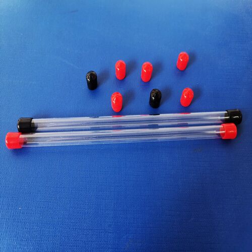 塑料透明管PC管硬管透明水管小口径带盖子透明包装筒外径8内径7mm - 图2