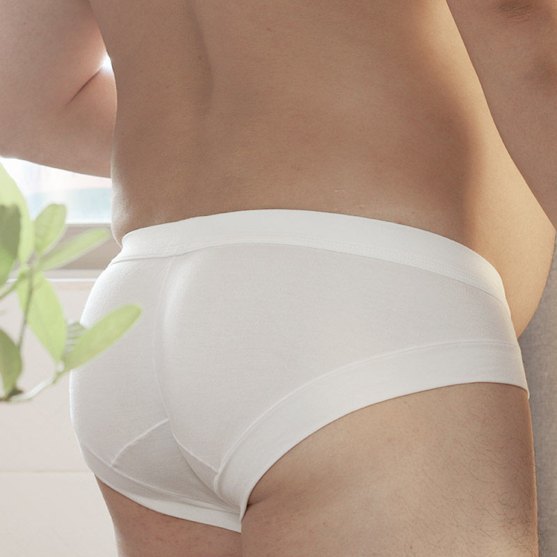 性感内裤男莫代尔U凸囊袋低腰三角短裤头白色加肥加大胖熊大码,淘宝优惠券,粉丝福利购,淘宝优惠卷