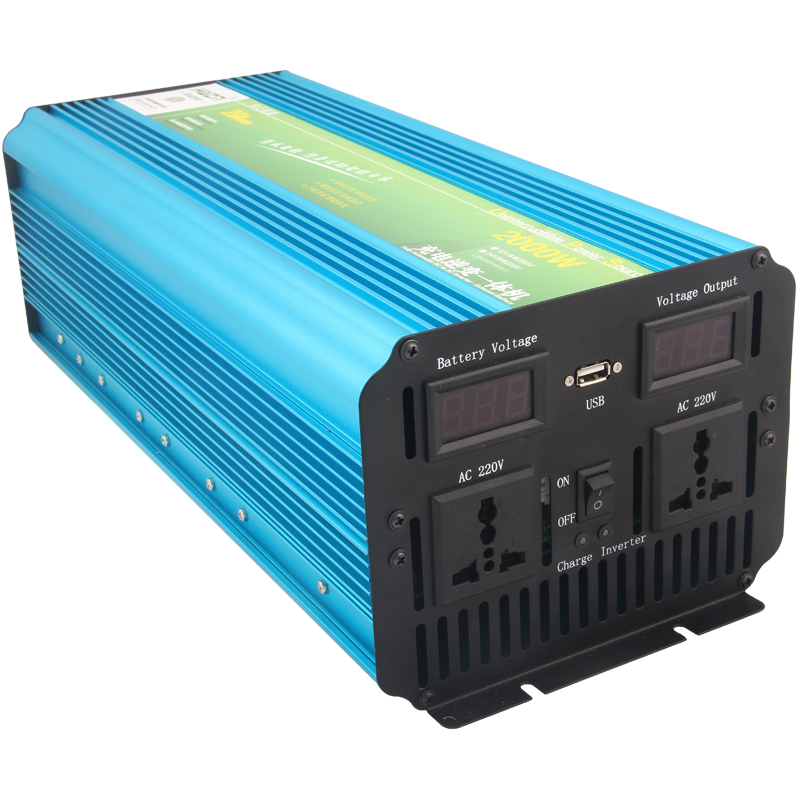 UPS纯正弦波逆变噐充电一体正玄波车用逆变转换器2000W220V大功率 - 图3