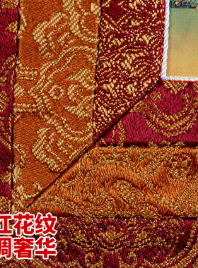 多款唐卡画像西藏手工装裱普瑞德挂画藏式家用财神装饰壁画长90cm
