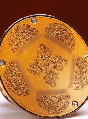 唐多扩罗八吉祥雕刻太阳能转轮