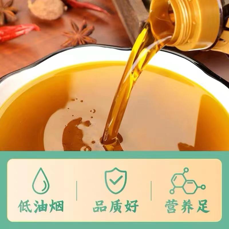 甘肃定西胡麻油亚麻籽油传统热榨工艺5/10斤包邮-图3