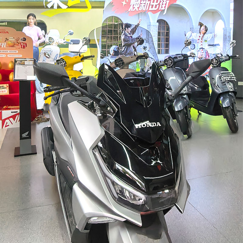 适配新大洲本田NS150GX壳子加高前挡风板后视镜前移改装佛沙前脸 - 图1