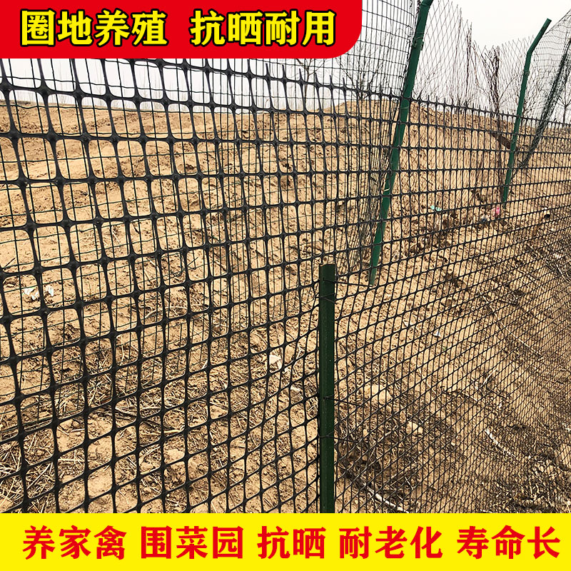 塑料围网养殖防护拦鸡鸭胶网家用菜园玉米护栏栅栏户外养鸡围栏网-图3