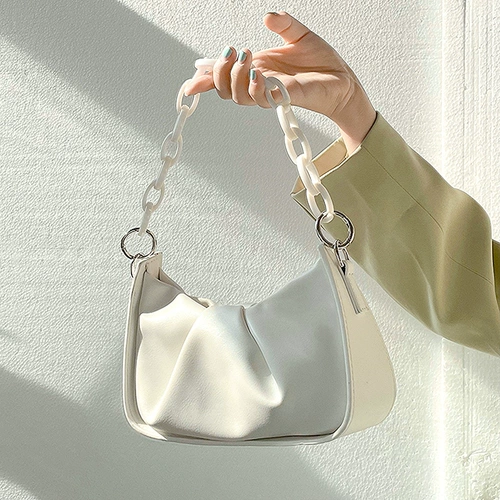 Акриловая демисезонная цепь, портативная сумка на одно плечо для отдыха, барсетка