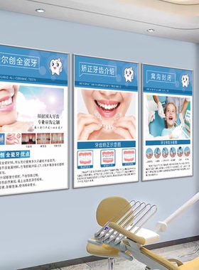 牙科口腔诊所牙医墙面装饰画