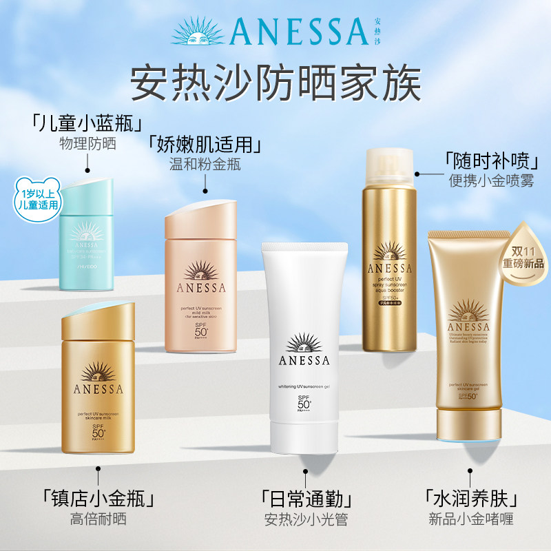 【立即抢购】安热沙小金瓶60ml防晒霜 ANESSA安热沙防晒霜