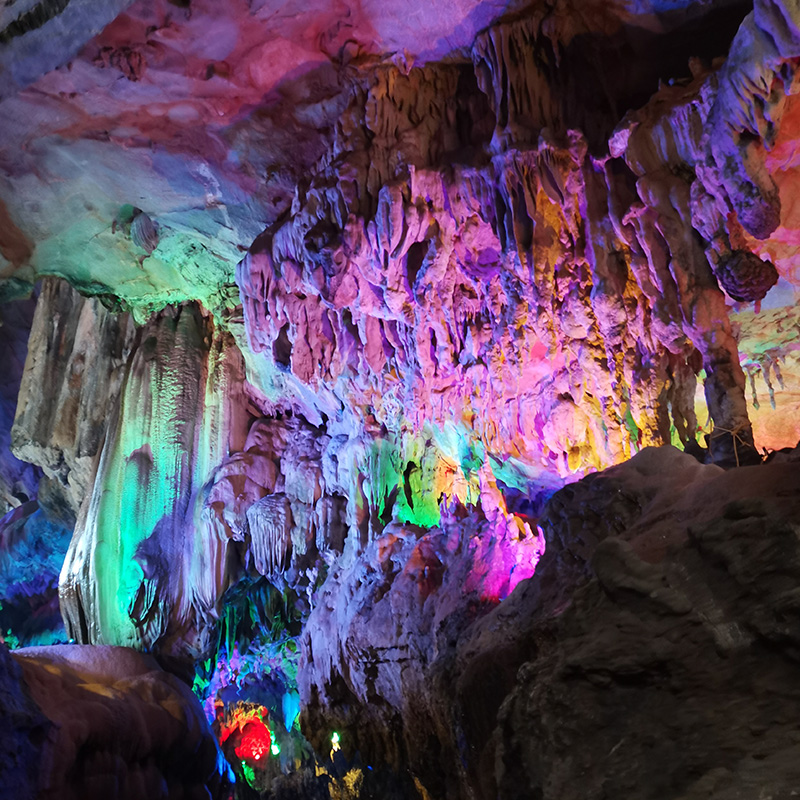 led彩虹照树灯户外防水文旅假山溶洞氛围灯庭院七彩虹投光灯树灯 - 图1