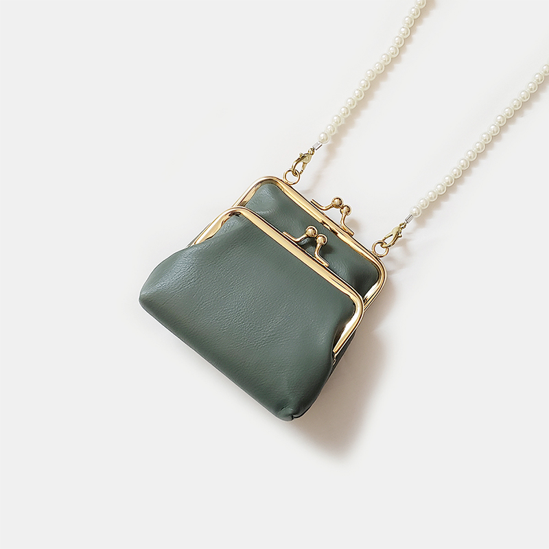 2023流行小包包女新款时尚百搭珍珠链条小众单肩斜挎钱夹迷你可爱 - 图3