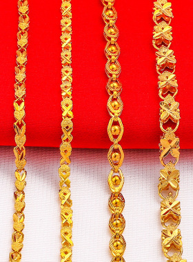 礼物礼品首饰直播日韩四叶手链婚庆复古 色越南饰品凤眼幸