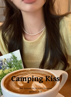CampingKiss法式高定锁骨链女