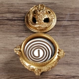 Аромалампа, антикварная медная курильница для благовоний из сандалового дерева, из алойного дерева