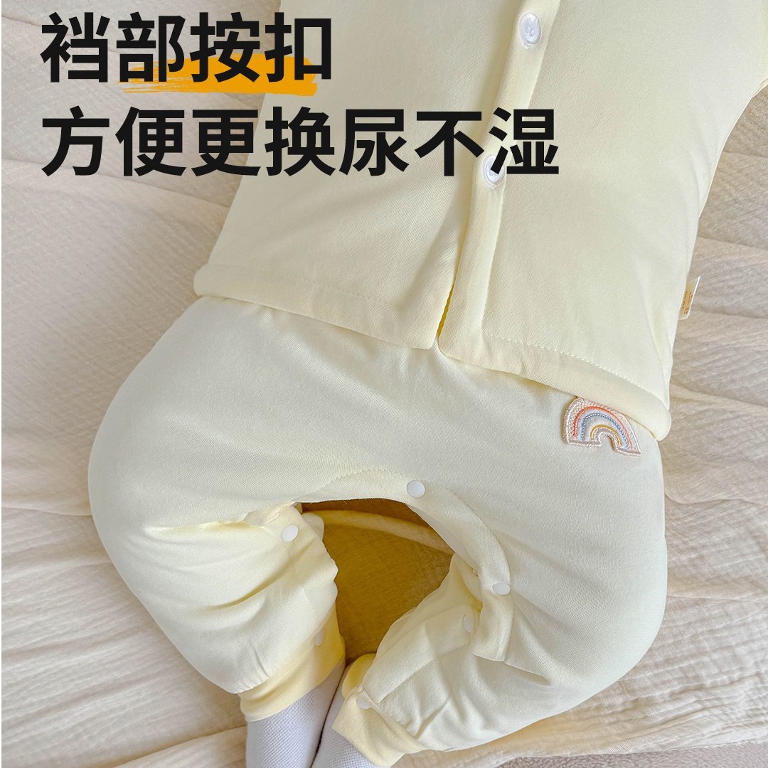 婴儿裤子冬裤免脱换尿布夹棉高腰分体保暖裤加厚按扣宝宝棉裤外穿,淘宝优惠券,粉丝福利购,淘宝优惠卷