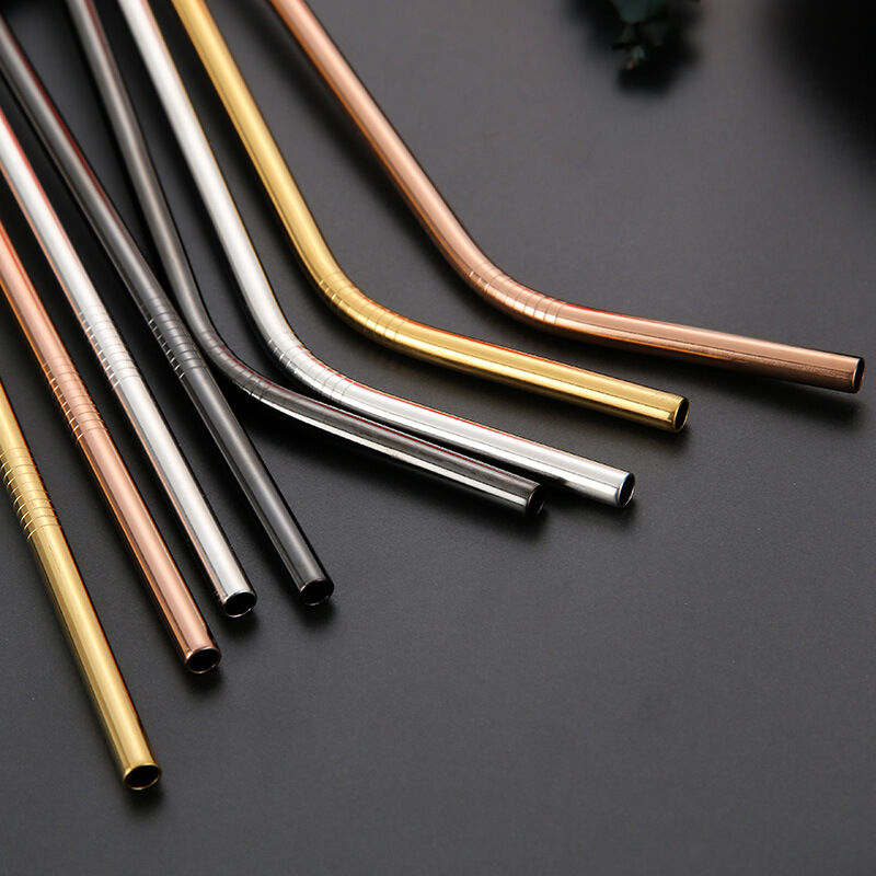 Reusable Drinking Straws Stainless Steel Straw不锈钢吸管套装 - 图2