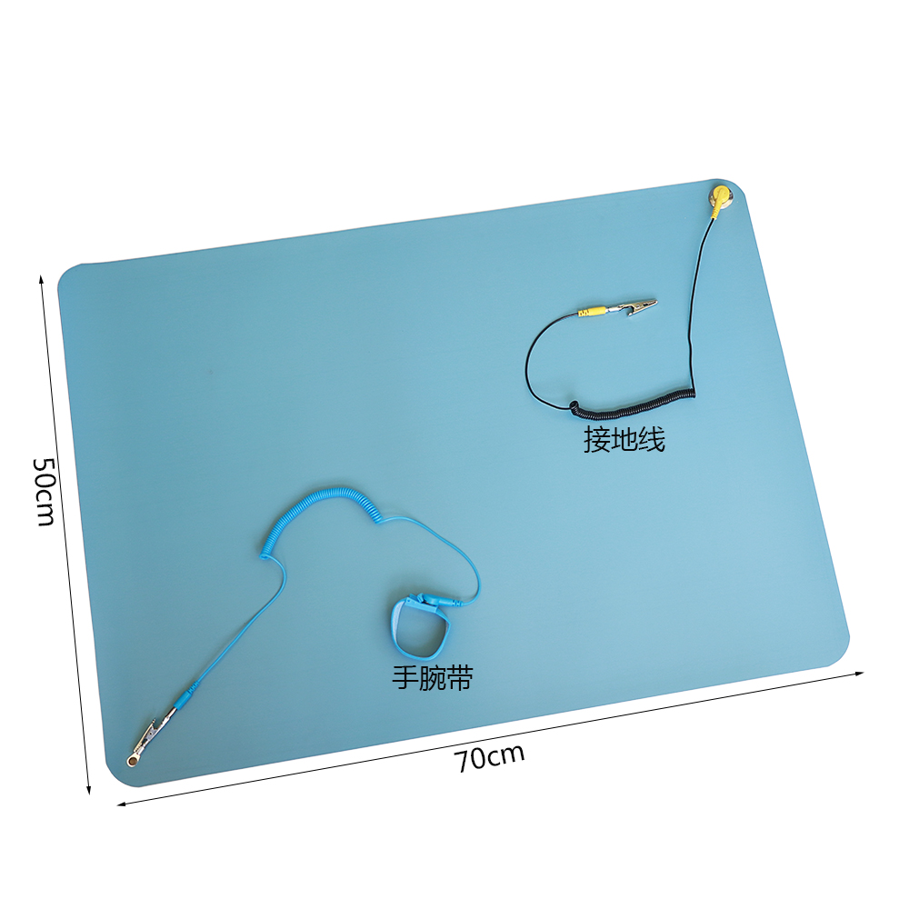 新型环保防静电台垫胶皮工作垫实验室电脑手机维修桌垫橡胶垫 - 图0