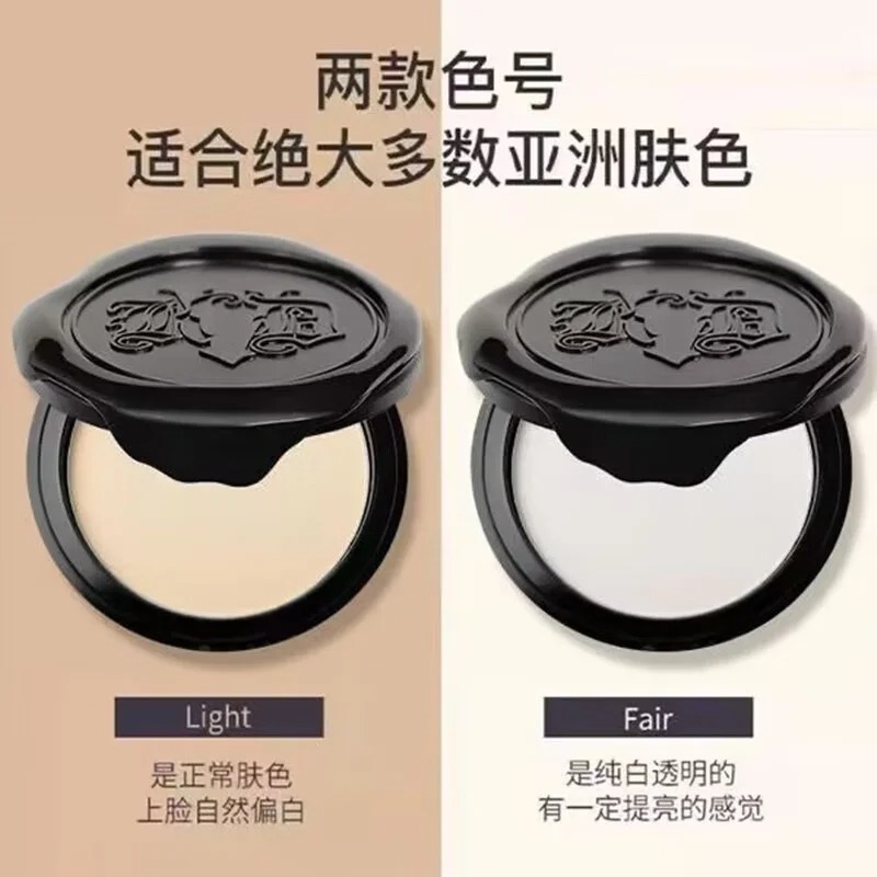 美国KAT VON D哑光控油蜜粉饼KVD lock-it定妆粉饼8g fair/light - 图0