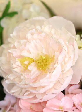 保湿手感绣球花仿真花束高级感