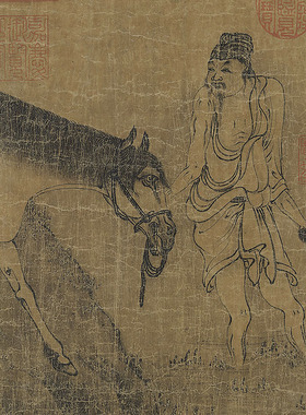 韩幹马图真迹大都会国画