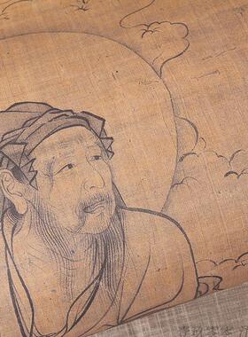 仿李公麟画真迹复制品古代名画