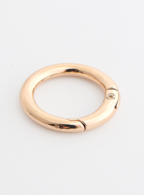 金属大环扣女箱金色DIY