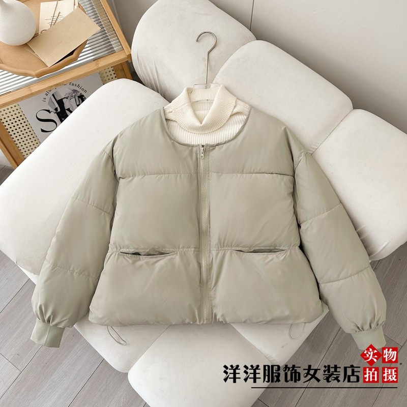 今年冬新款长袖圆领加厚面包服大码宽松小个子棉袄羽绒棉衣女棉服,淘宝优惠券,粉丝福利购,淘宝优惠卷