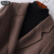 Double-sided mid-length wool coat small