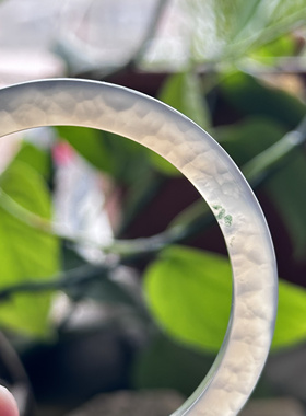 云臻阁天然海洋玉髓高冰鱼鳞纹飘绿绿幽灵玛瑙手镯55口径