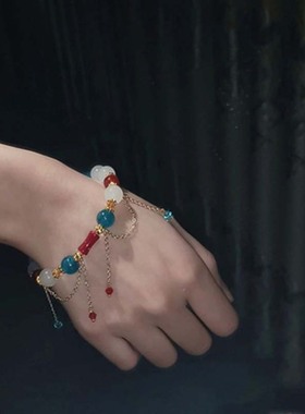 罗云熙白鹿长月烬明周边手链黎苏苏澹台烬冥夜同款敦煌风串珠手链