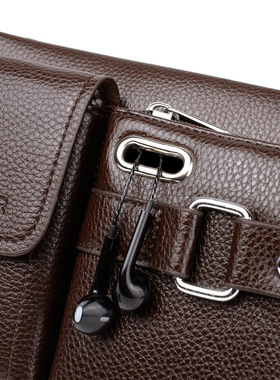 男士运动多功能腰包手机包