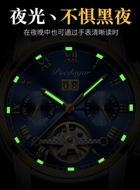 Automatic Waterproof Men's Mechanical Watch Stainless Steel