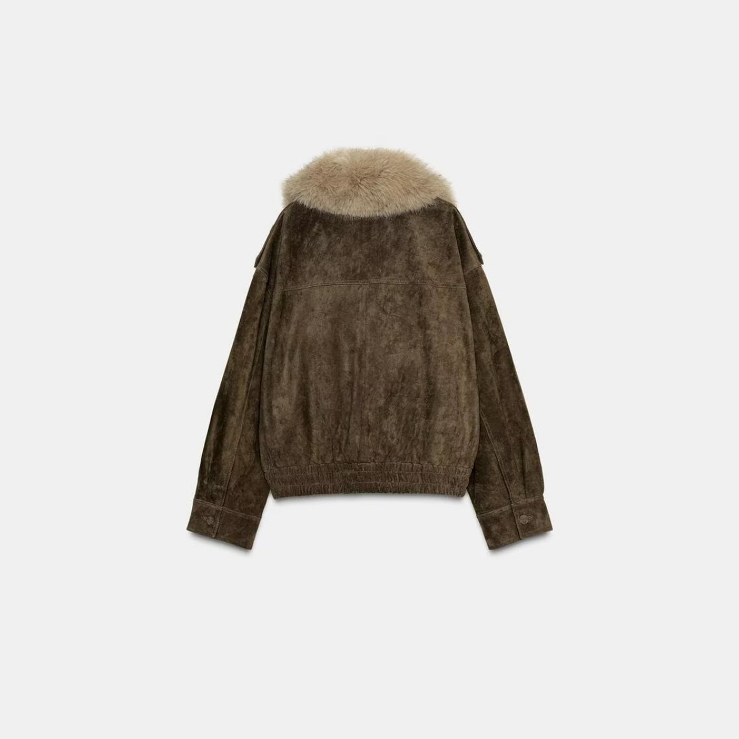 ZA外贸出口女装毛绒大翻领人造皮草效果绒面质感夹克外套 5761783,淘宝优惠券,粉丝福利购,淘宝优惠卷