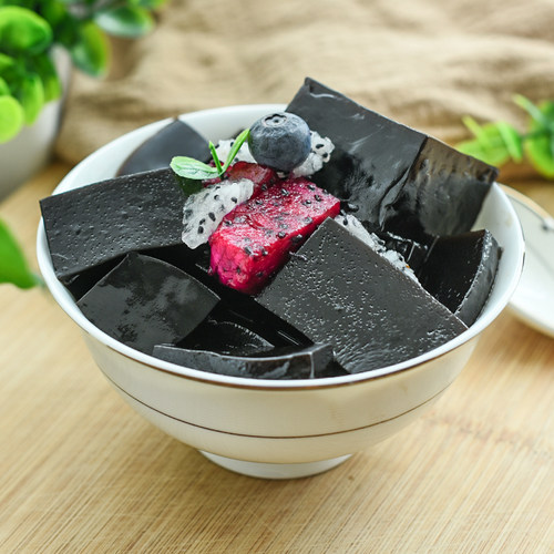 威颜威 广西黑凉粉粉烧仙草粉鲜草冻 仙草粉凉粉配料仙草汁50g/包 - 图1