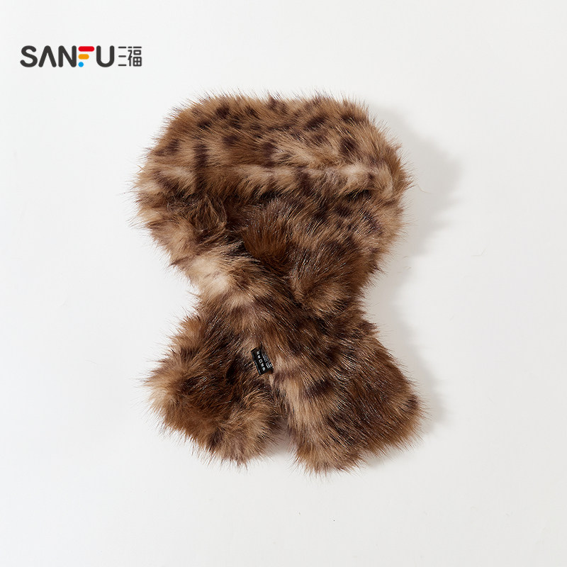 三福毛毛造型长巾围巾 氛围感气质保暖服饰配件配饰围脖850344,淘宝优惠券,粉丝福利购,淘宝优惠卷