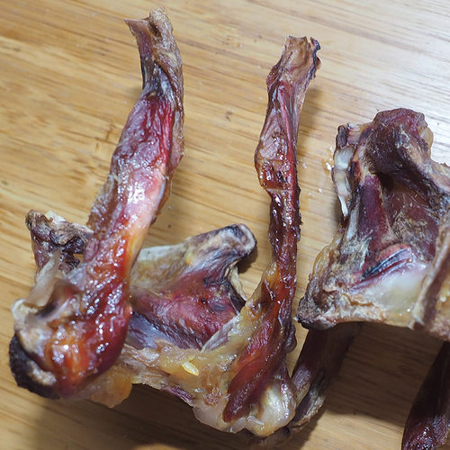 香烘鸭锁骨 无添加狗零食 阿拉斯加宠物磨牙骨头 - 图1