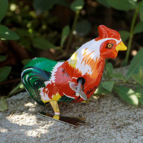 铁皮青蛙发条跳跳公鸡兔子小老鼠玩具7080后回忆怀旧玩具儿童礼物 - 图1