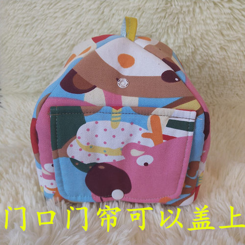 松鼠鸟鹦鹉吊窝密袋鼠荷兰猪花枝鼠龙猫鸟鹦鹉棉窝可挂支持定做 - 图2